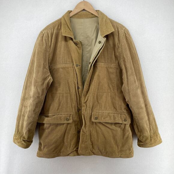 HARDWEAR CLOTHING CO Jacket Mens 38 Reversible Field Barn Chore Coat Beige Vtg - Picture 2 of 16